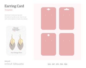 Download Earring Card Svg Etsy