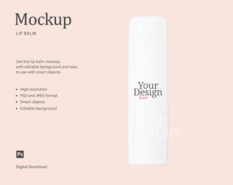 Download Lip Balm Mockup Etsy