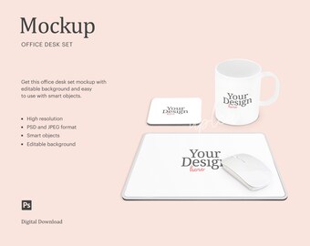 3 Mugs Mockup Etsy