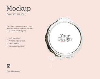 Download Pocket Mirror Mockup Etsy