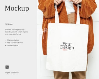 Download Tote Bag Mockup Etsy PSD Mockup Templates
