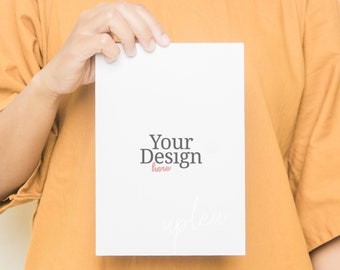 A5 Card Mockup Etsy