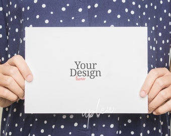 A5 Card Mockup Etsy