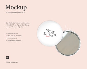 Download Pocket Mirror Mockup Etsy