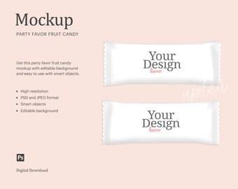 Download Candy Wrapper Mockup Etsy