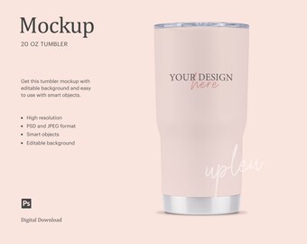 Tumbler 20oz Mockup Sublimation Mockup Tumbler Insulated Etsy