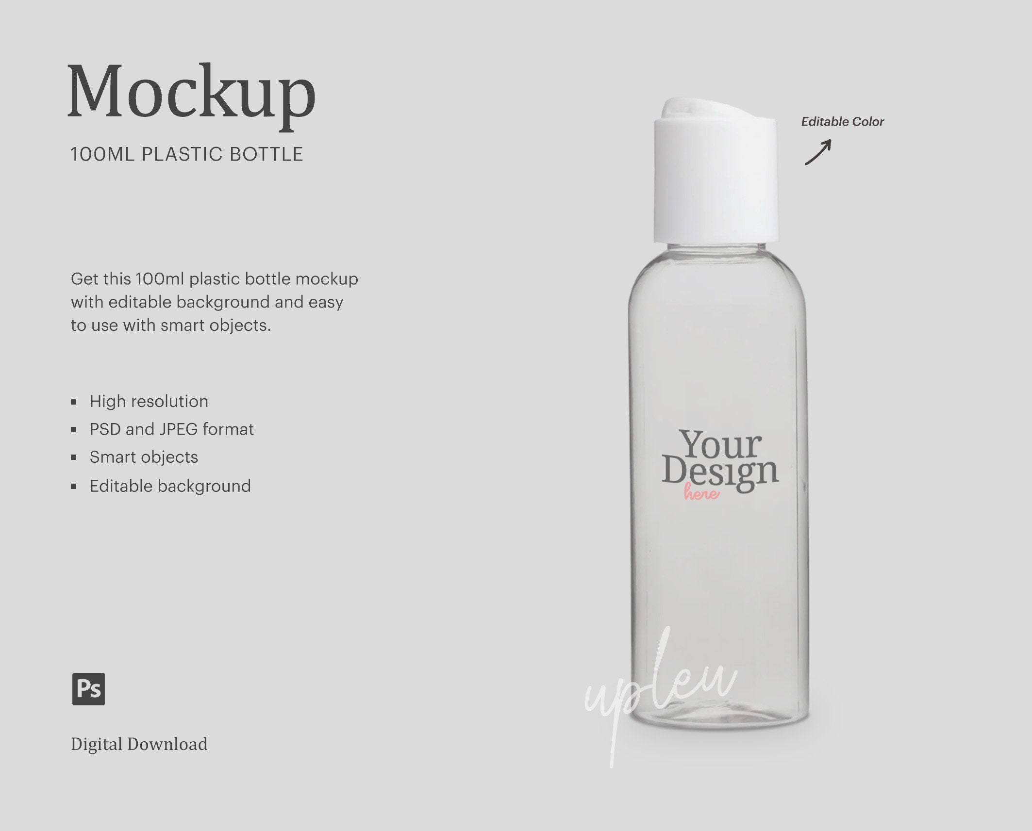 Plastic jug mockup - Smarty Mockups