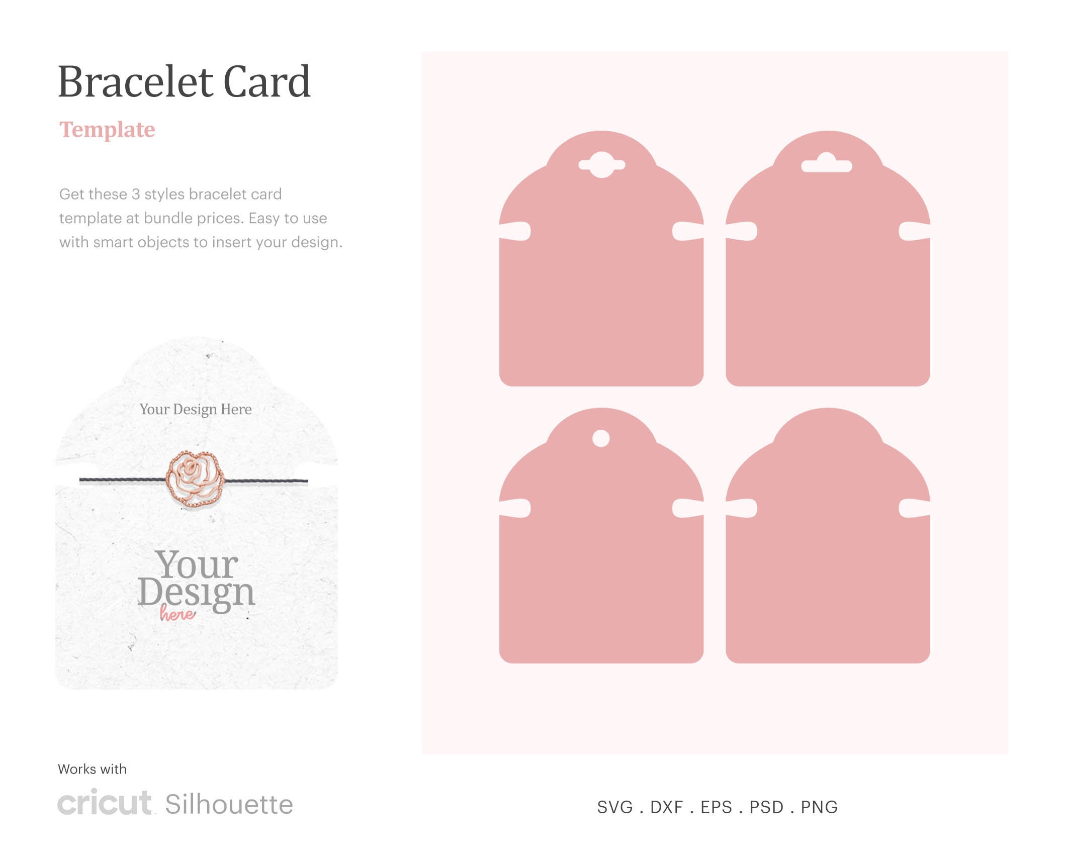  Free Printable Bracelet Card Template 