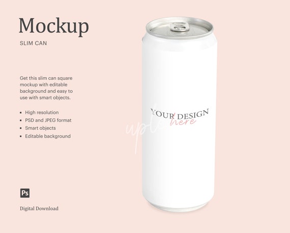 Download Slim Can Mockup Slim Can Cooler Sublimation Slim Can Mockup Etsy