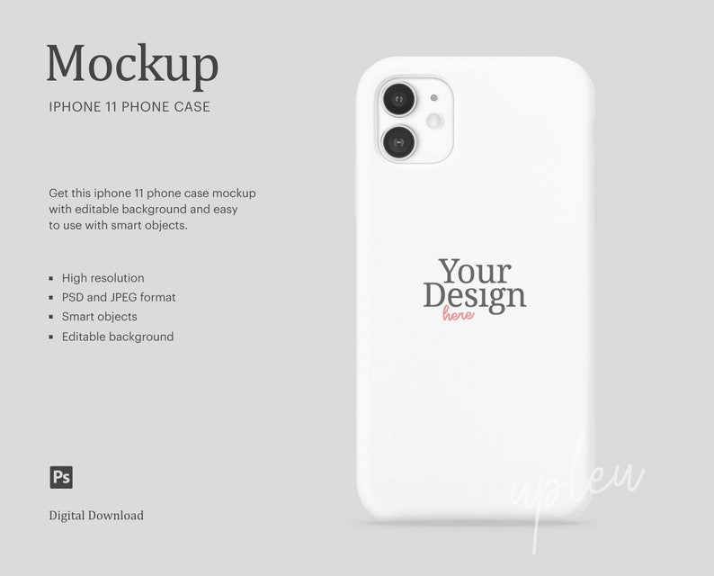 Download Phone Case iPhone 11 Mockup Sublimation iPhone Case Cover ...
