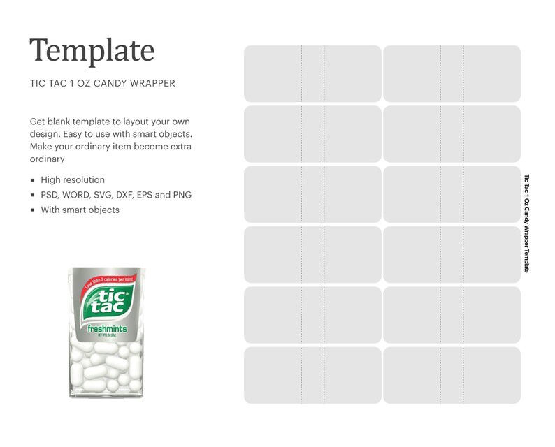 Free Printable Tic Tac Label Template Aulaiestpdm Blog