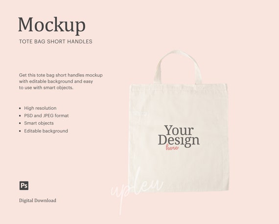 Tote Bag Mock Up Reusable Bag Mock Up Mini Tote Bag Mock Up | Etsy
