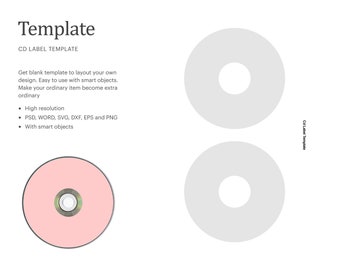 Dvd Template Etsy Dvd Template Etsy