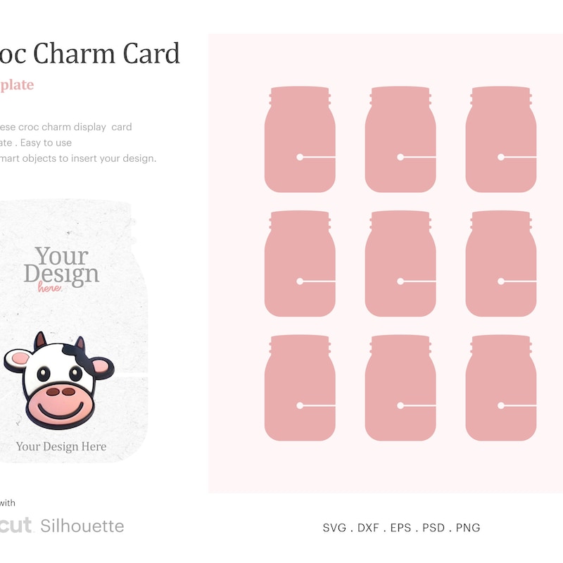 Blank Silhouette Charm - Etsy UK