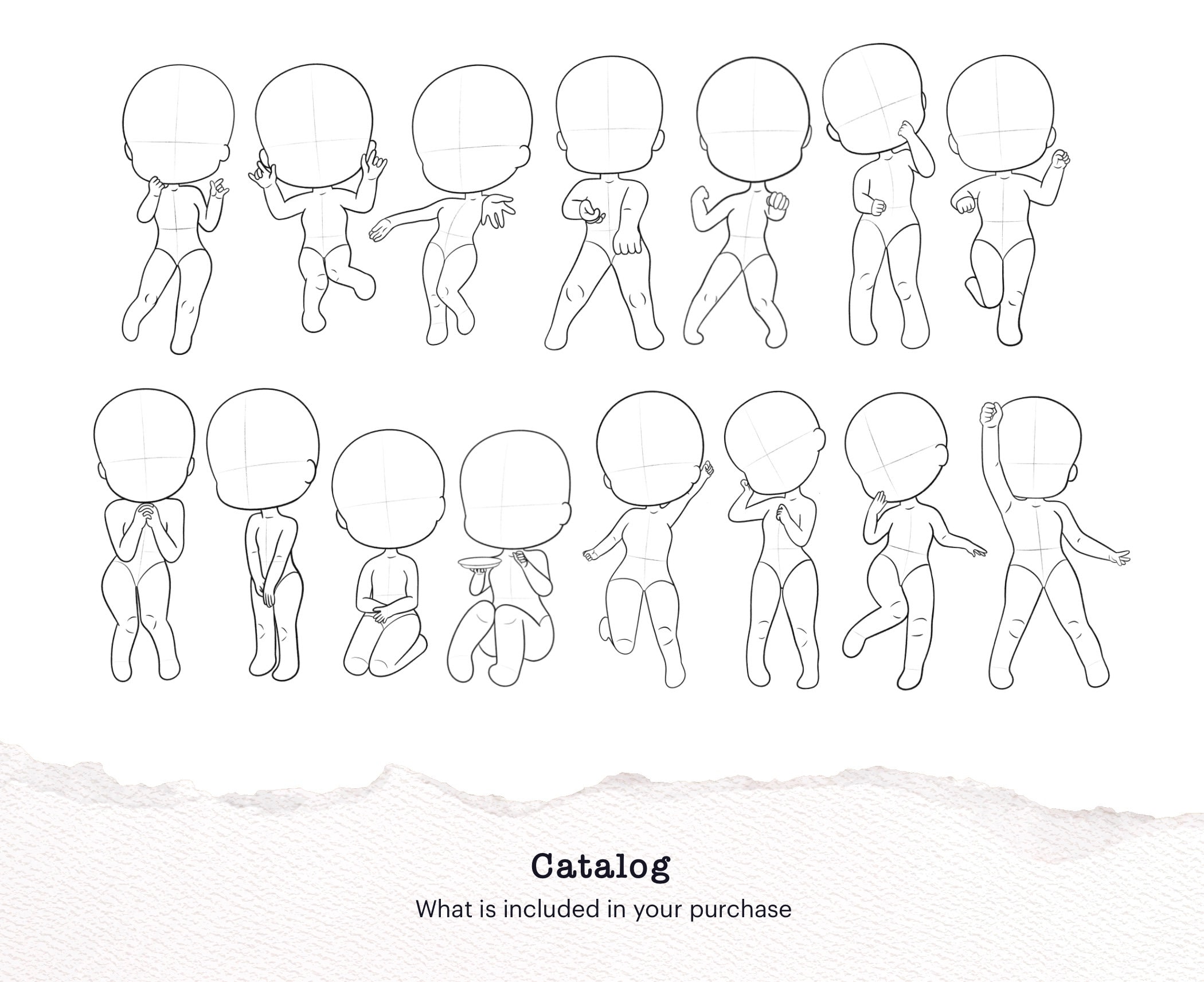 42 Gacha Life Poses ideas  drawing base, chibi drawings, drawing