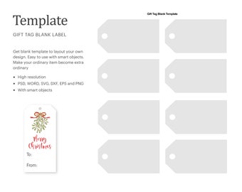 Gift Tags Flag Template 2" x 3.5", Party Favor Gift Tags Template | Cricut Silhouette | Silhouette Studio | Paper Size Letter