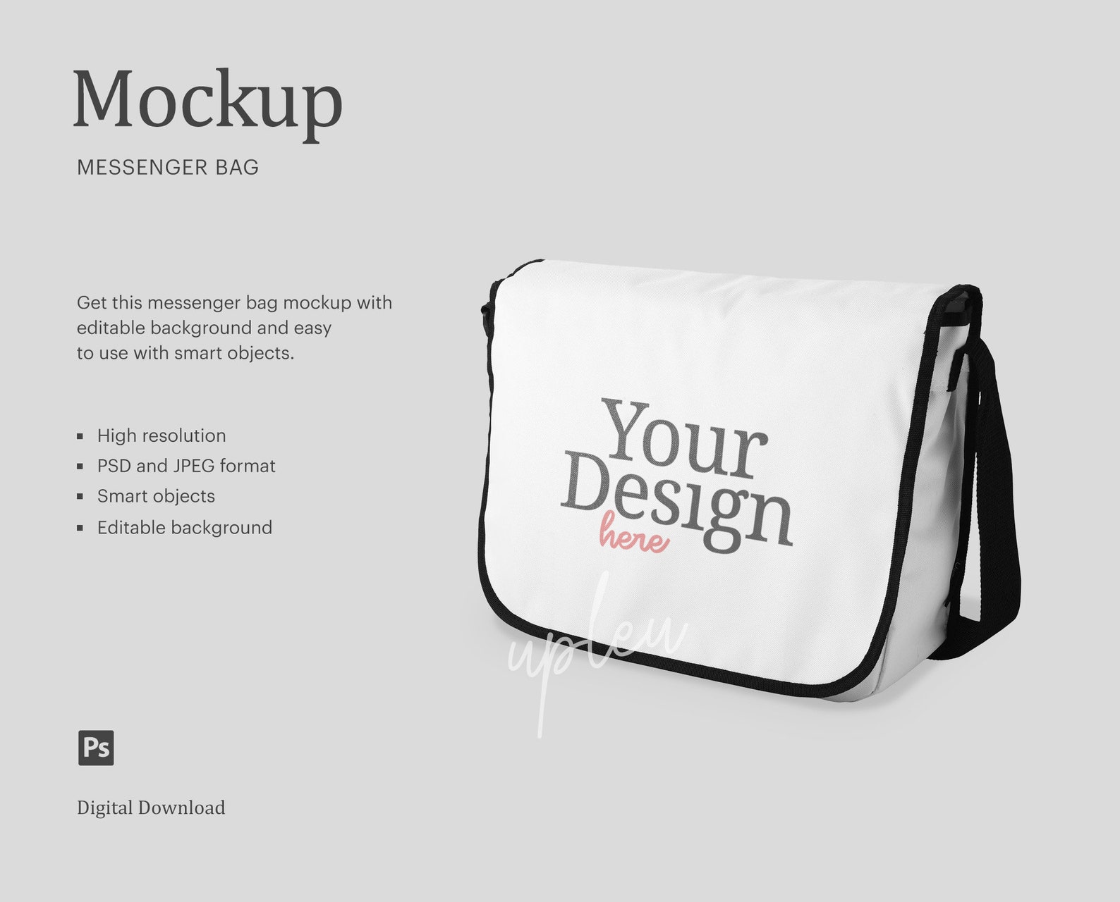 Download Bag Mock Up Messenger Bag Mock Up Postman Bag Mock Up ...