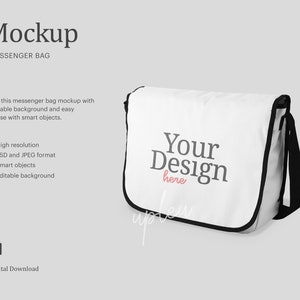 Download Bag Mock Up Messenger Bag Mock Up Postman Bag Mock Up Sling | Etsy
