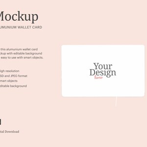 Download Aluminium Wallet Card Mockup Metal Wallet Card Wallet ...
