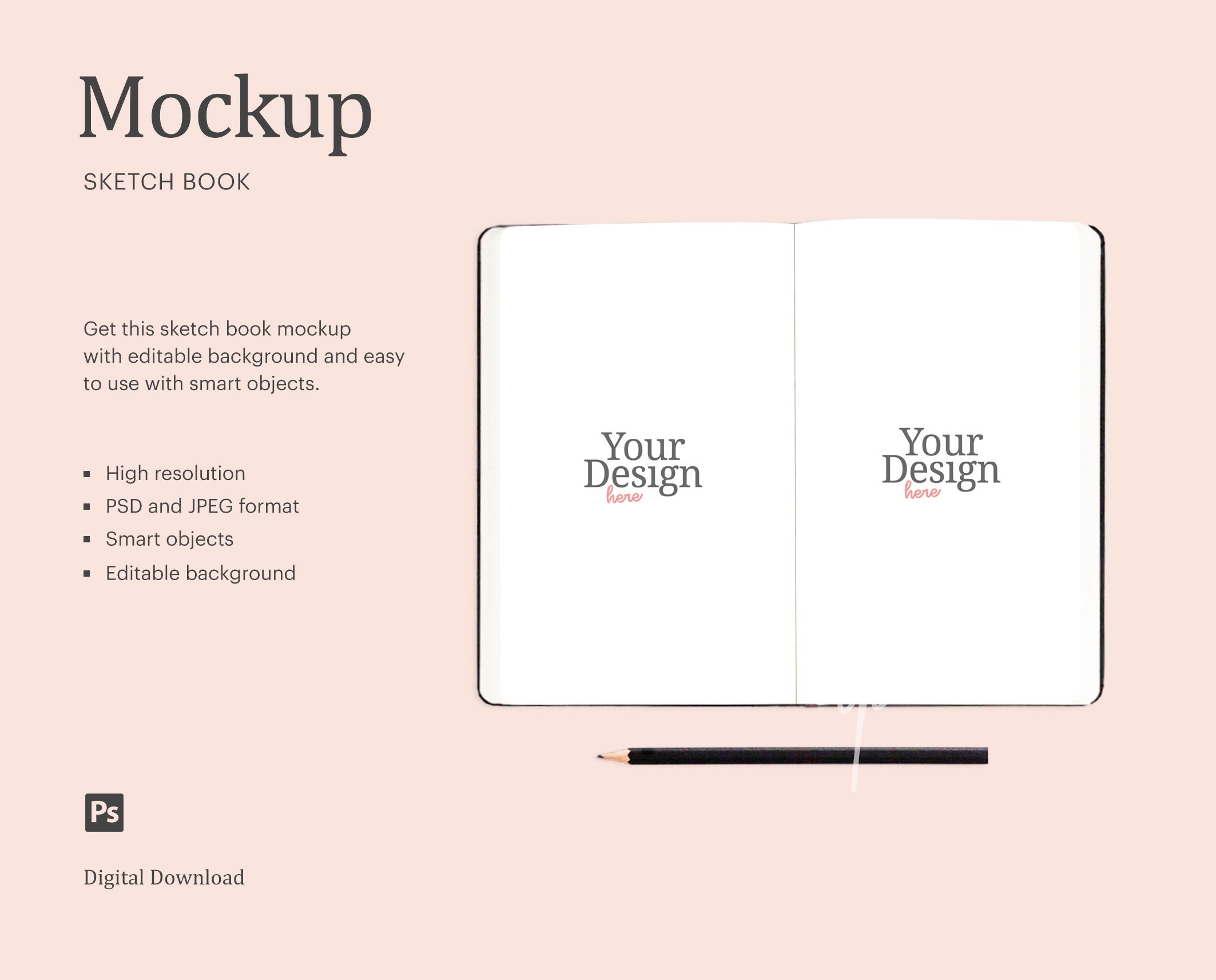 Sketchbook Mockup Sketching Book Mockup Journal Sketches Etsy Ireland