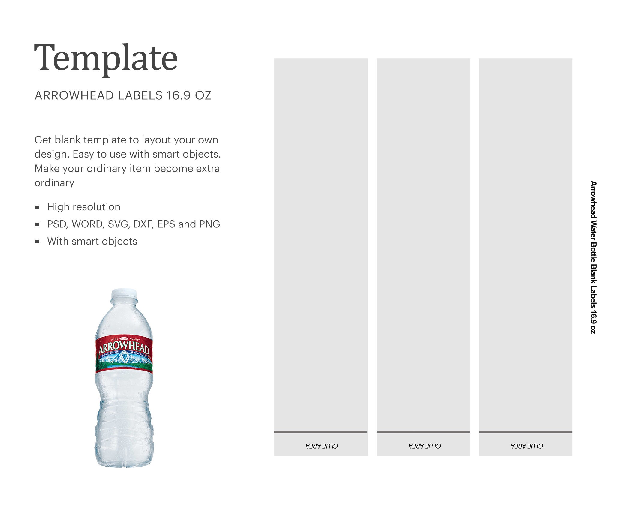  16 Oz Water Bottle Label Template Free 