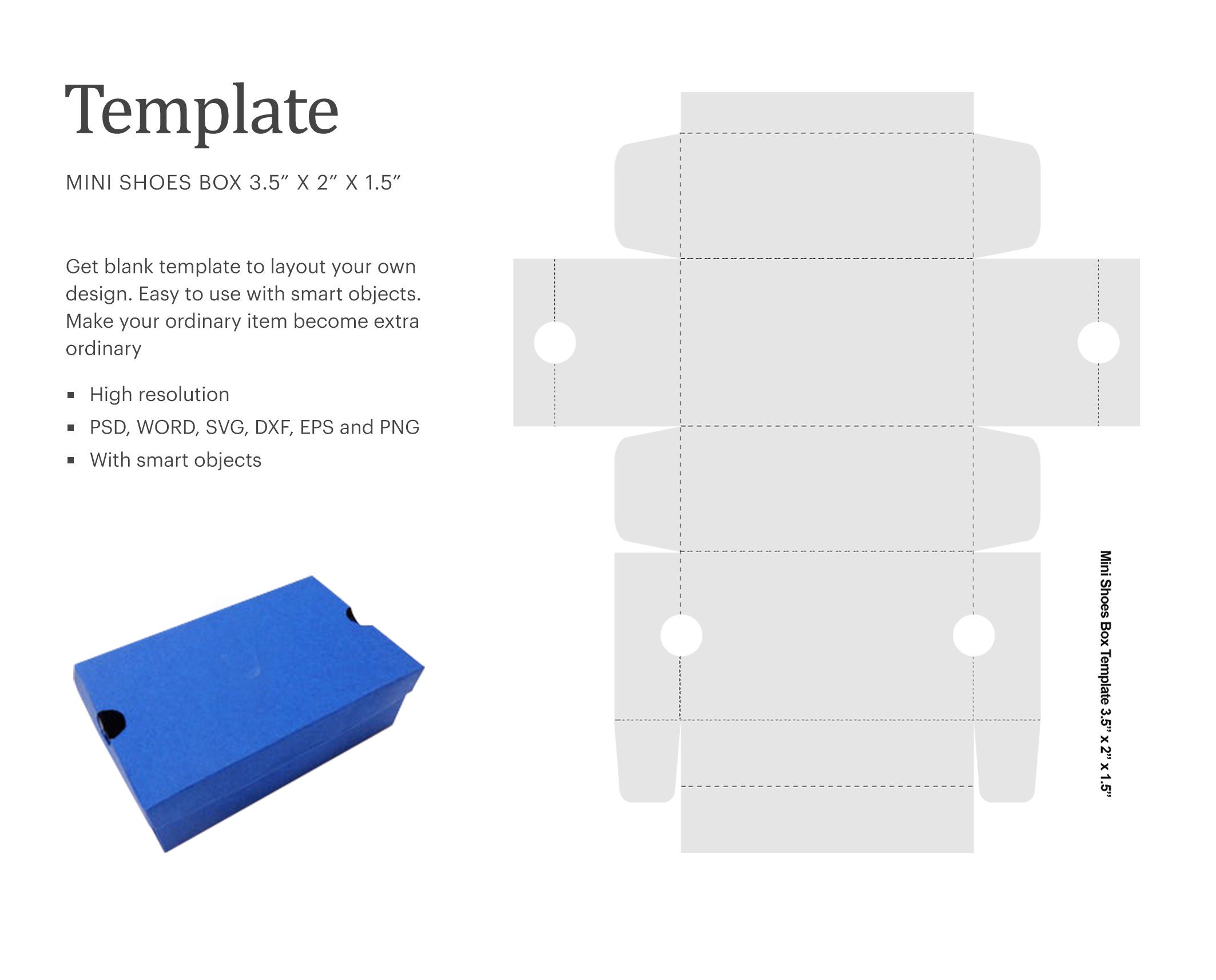 Printable Mini Shoe Box Template Printable World Holiday