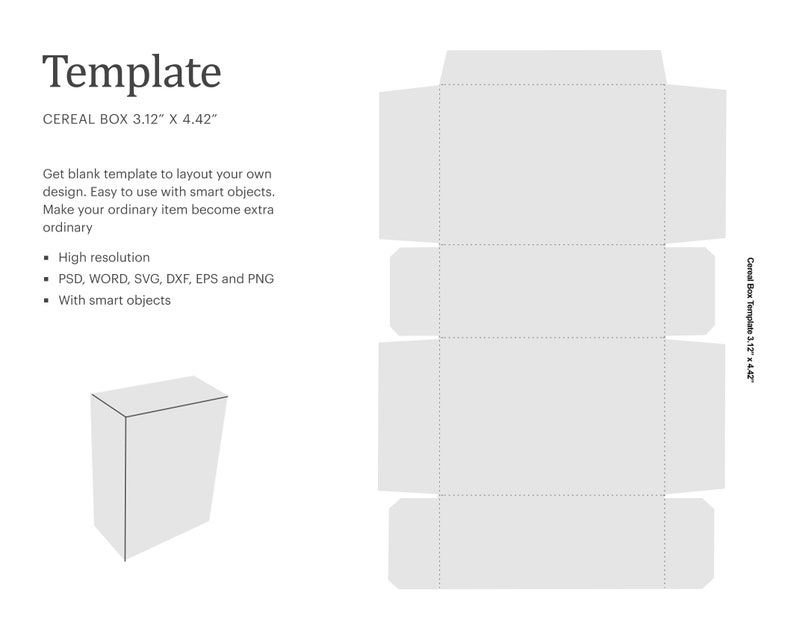 Blank Packaging Templates