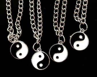Yin Yang Chain Choker Necklace
