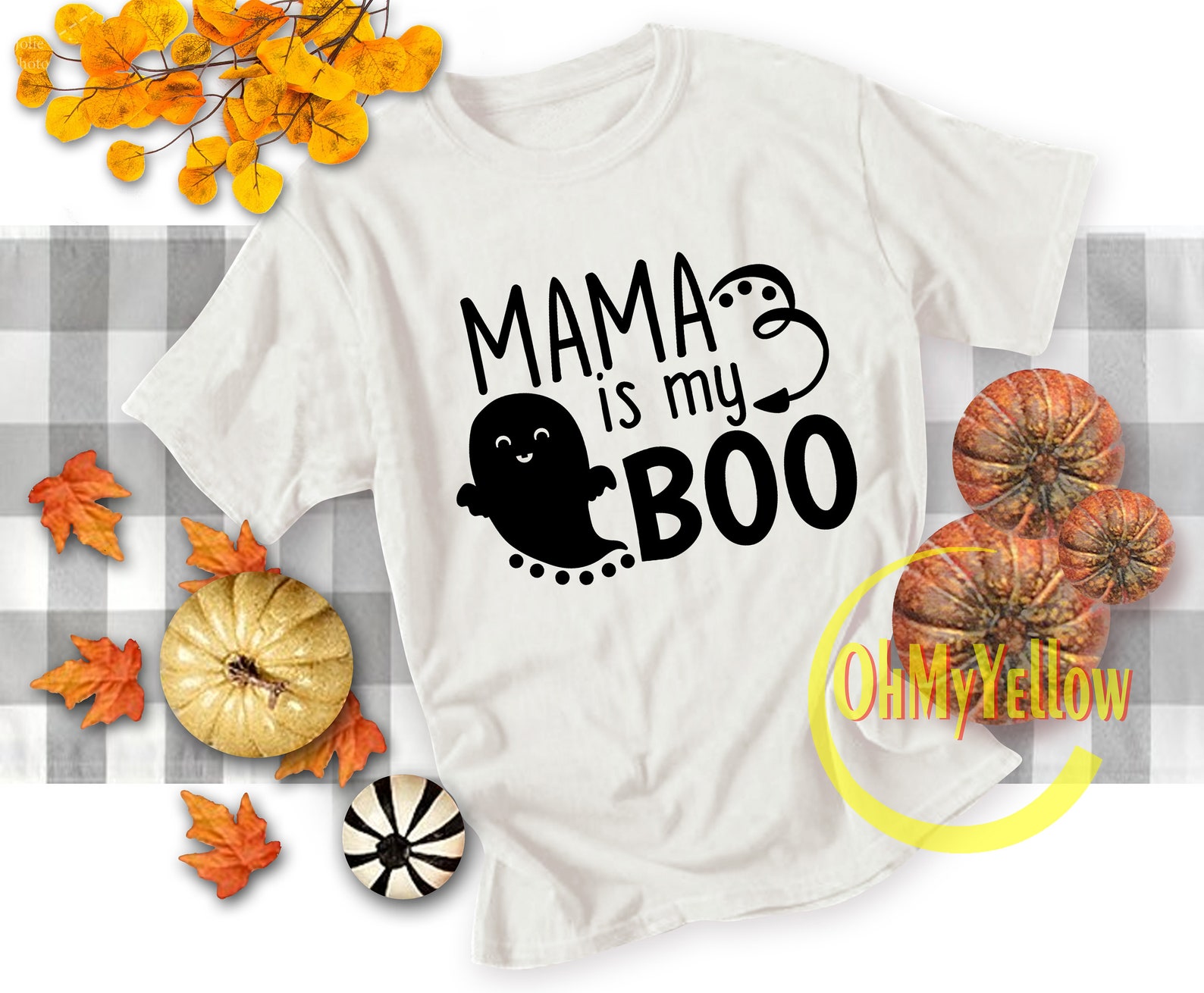 Mama Is My Boo T-Shirt Halloween Boo ShirtHalloween | Etsy