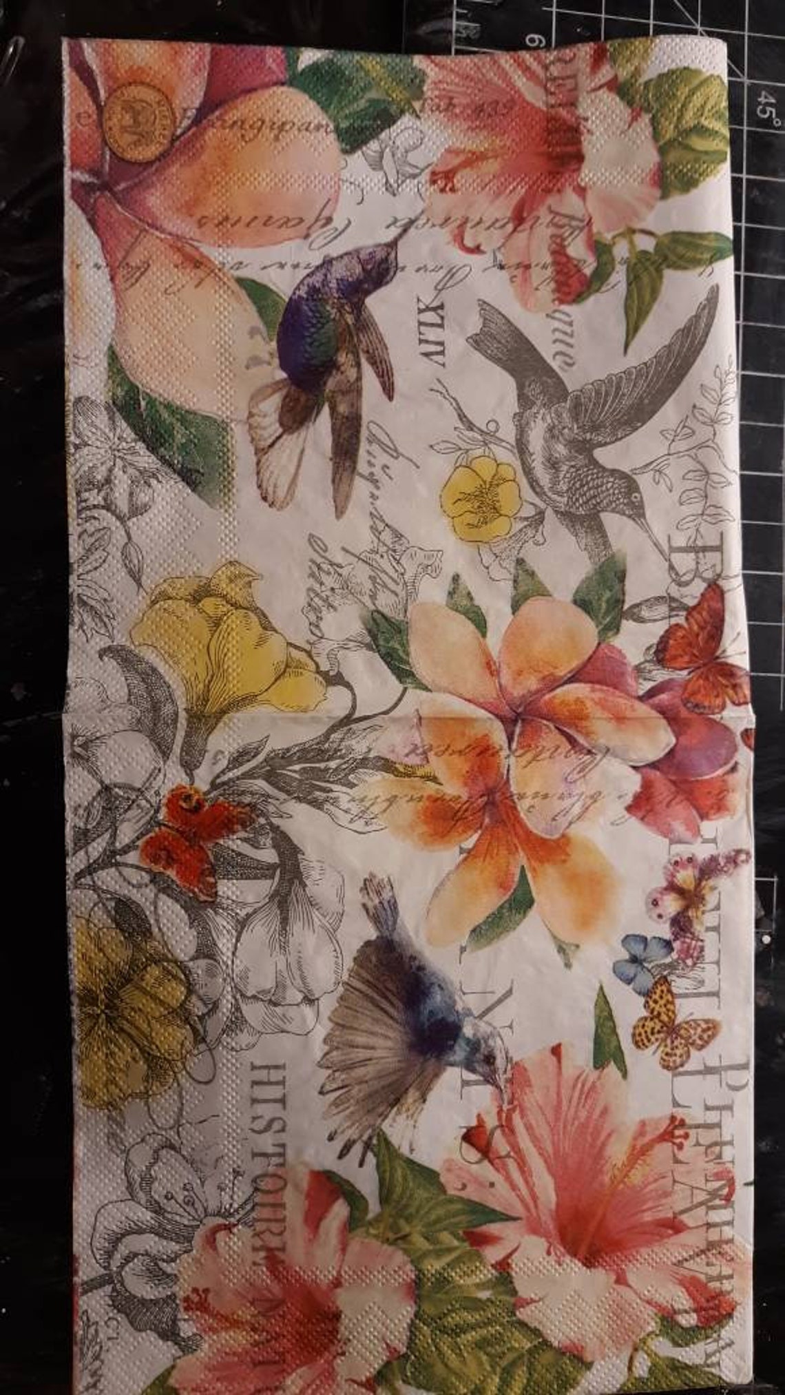 5 Handpicked Fancy Napkins for Decoupage 1 Etsy