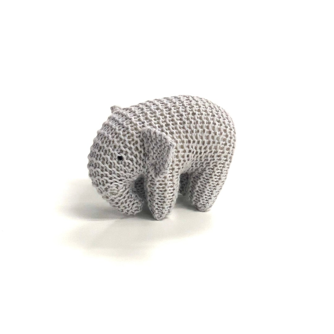 Elephant PDF Knitting Pattern Help the Elephants - Etsy