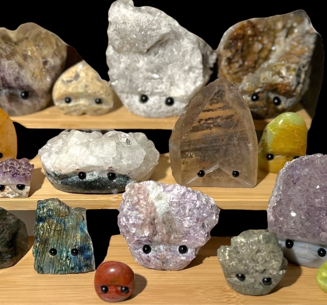 Mystery Crystal Buddies, Crystal Friend, Healing Crystal, Crystal Face