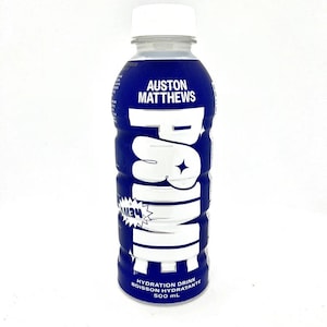 ULTRA RARE Prime Hydration Auston Matthews con sabor 1 botella Logan Paul ksi