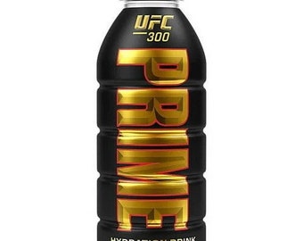 ULTRA RARE Prime UFC 300 aromatisé 1 bouteille Logan Paul ksi