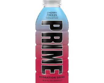 ULTRA RARE Prime Cherry Freeze Flavored 1 botella Logan Paul ksi