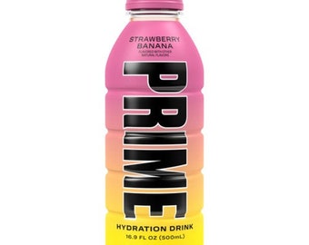 ULTRA RARE Prime Strawberry Banana Flavored 1 Bottle Logan Paul , ksi