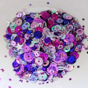 Lantejoulas Mix Passion Roxo
