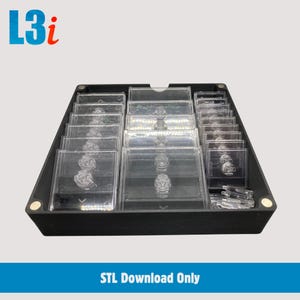 STL - X-Wing Clear Ship Base Storage Tray
