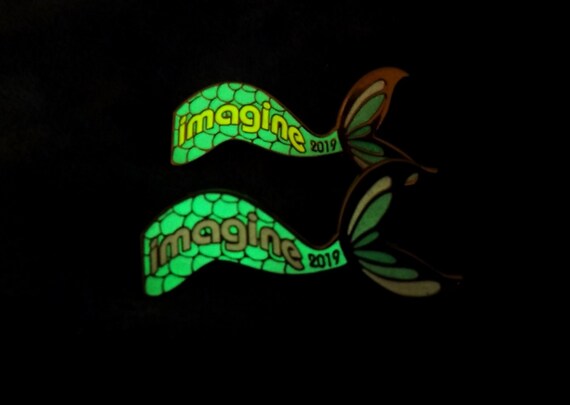 2019 Mermaid's Tail - Imagine 2019 - Glow Lapel Pin