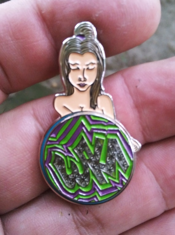 Waka Fest - Hooper Spinner - Spinning Hula Hoop - East Original - Festival Pin