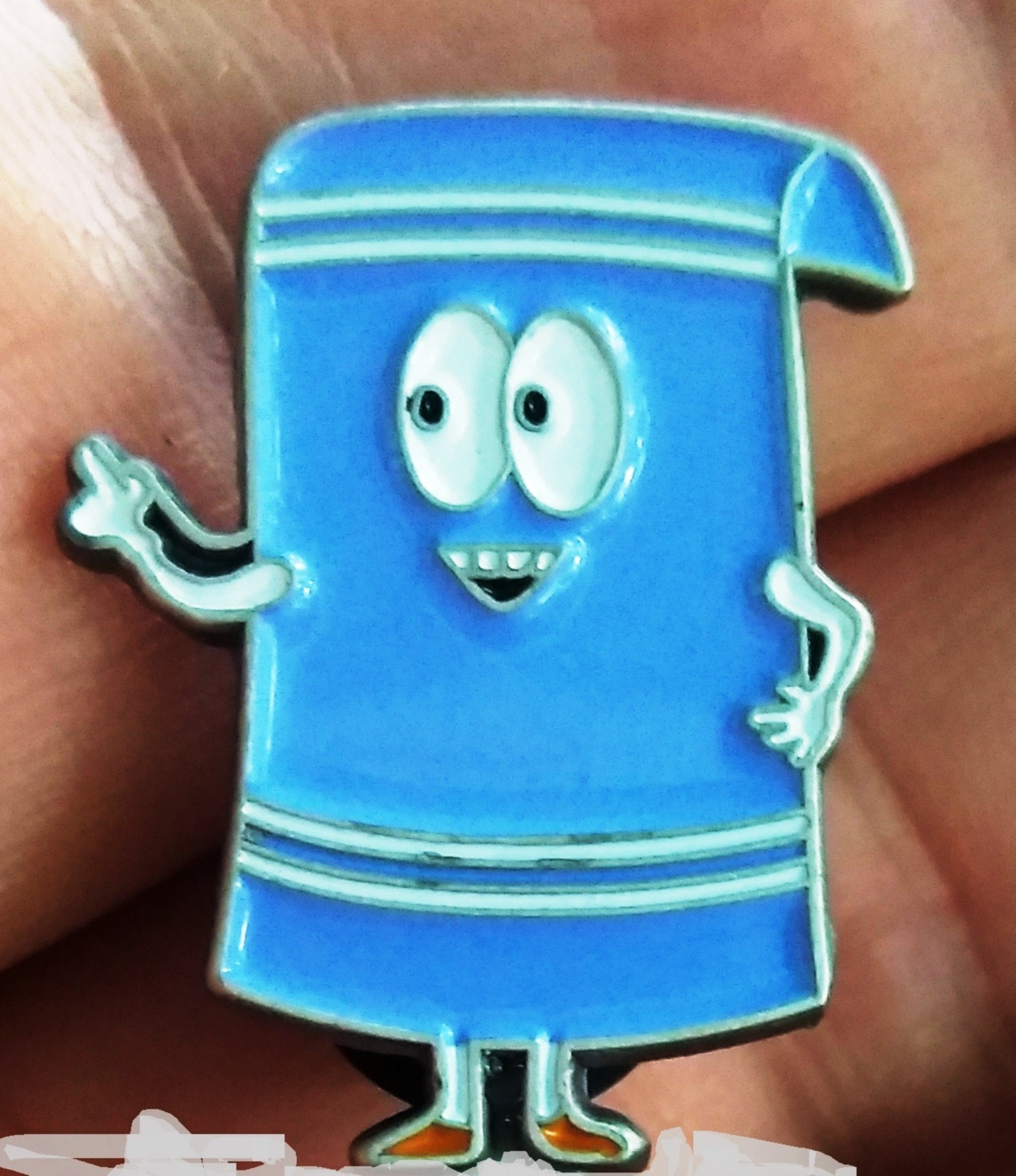 Mini Pin - Towelie - 2/3 inch Towelies - Small Pin - Towelie