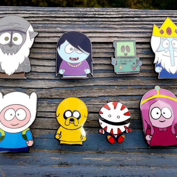 Adventure Time Mash Up Lapel Pin Set - From the Vault - East Original - Complete Set!