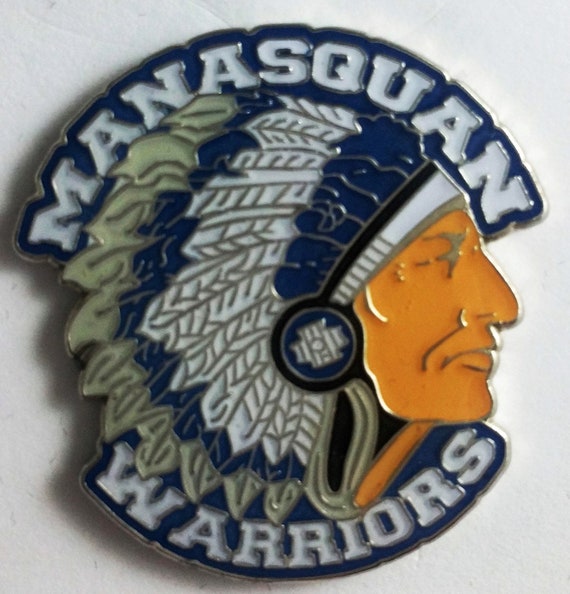 Manasquan NJ - New Jersey - Big Blue - Warriors - Lapel Pin