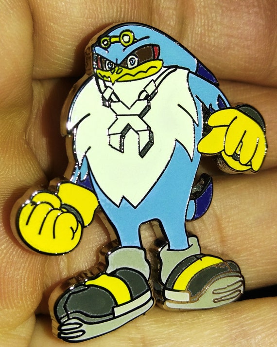 Storm The Albatross - Electronic Sonic Collection - Glow Lapel Pin