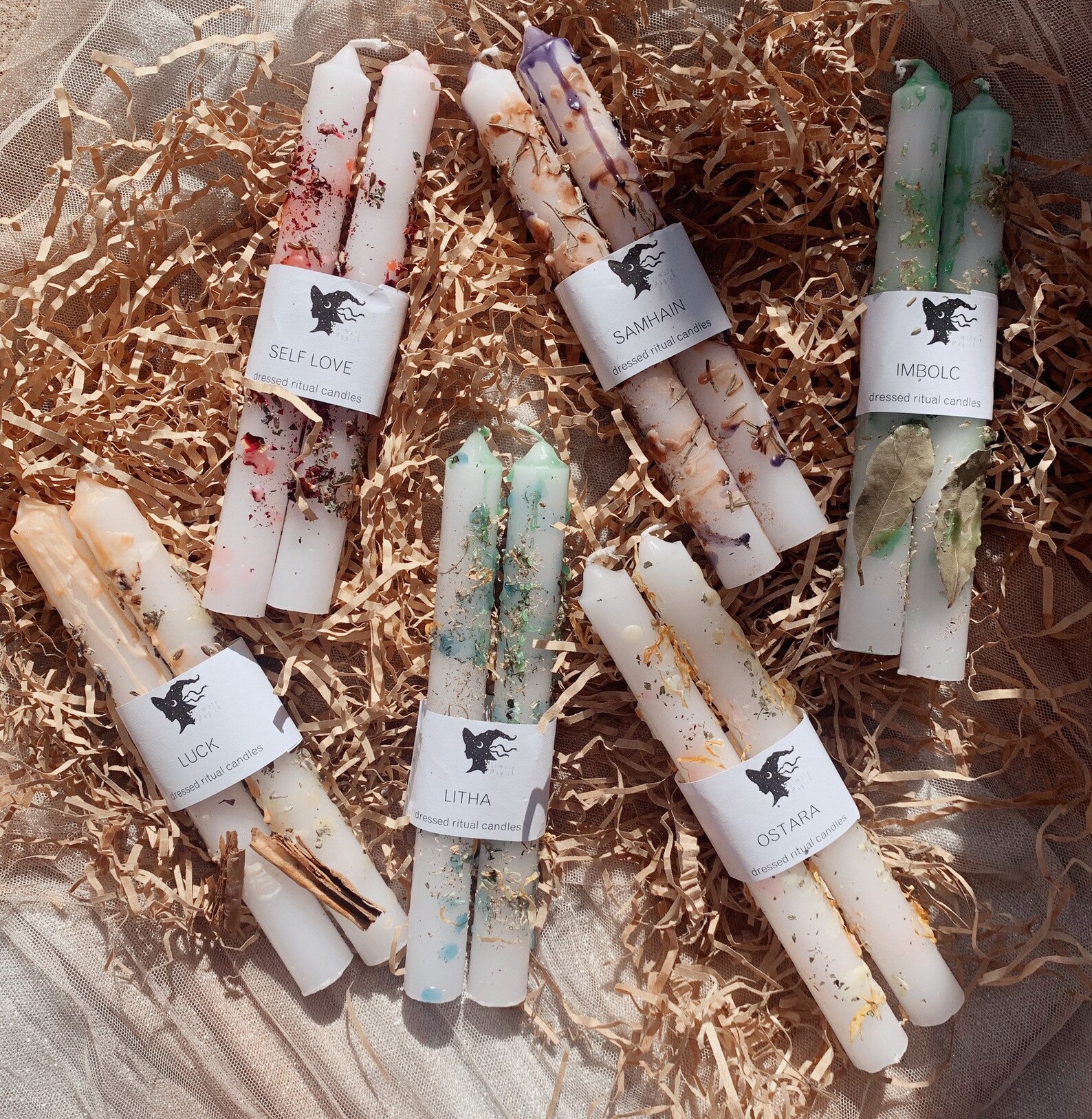 Imbolc Ritual Candle Etsy