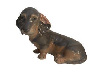 Royal Copenhagen ceramic figurine, vintage, dog