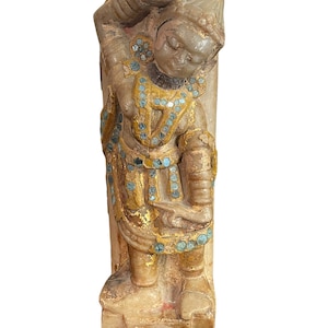 Indian statue of dancing Apsara