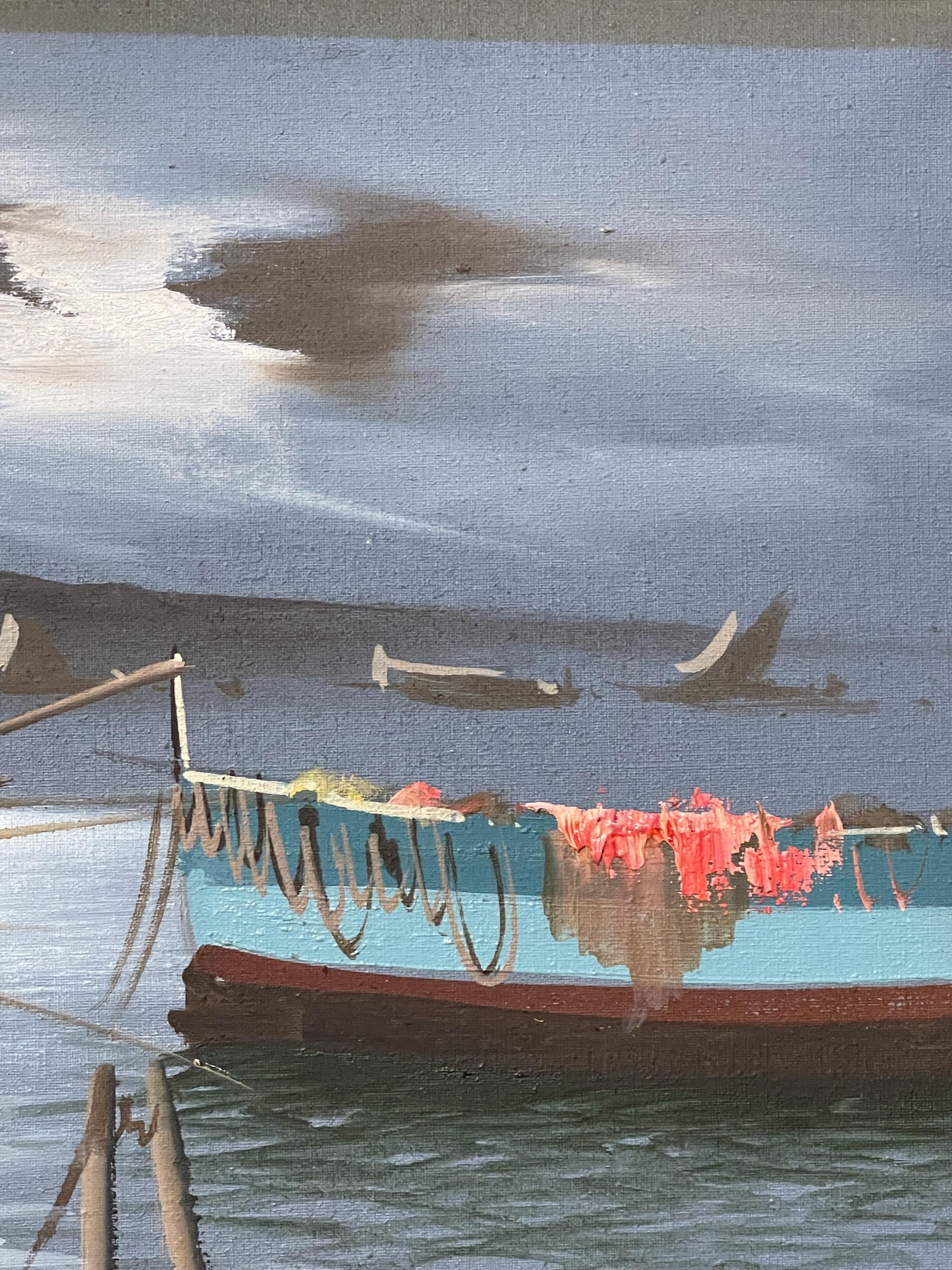 キャンバスに描いた油絵、海の風景、20世紀 - Etsy 日本