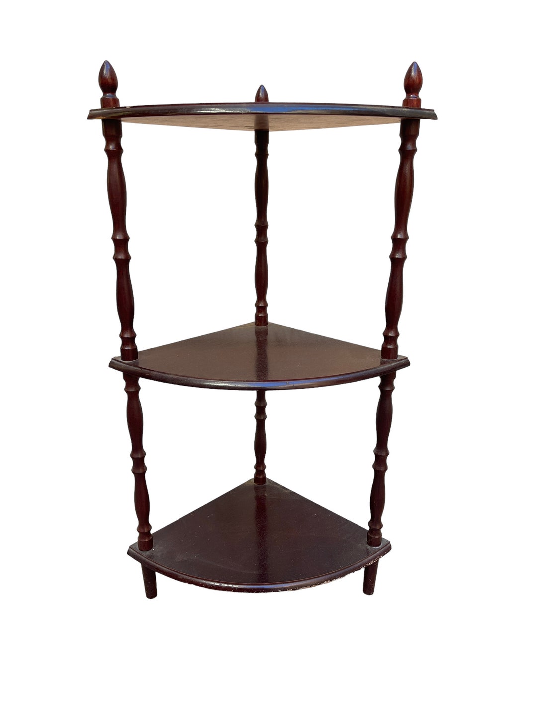 Small Corner Mahogany, 20th Century Etsy