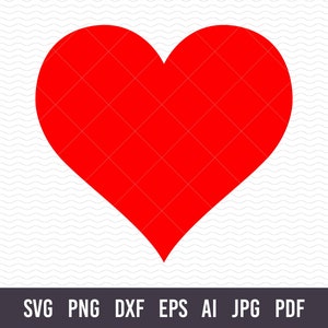Red heart Svg. Simple heart Svg. Love Svg. Heart Silhouette. Valentine heart Svg. Heart Png. Red heart Cricut. Love heart Svg. Heart Vector.